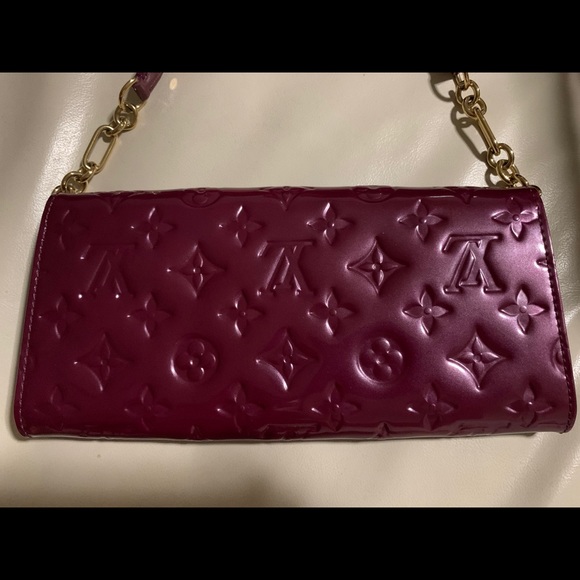 Louis Vuitton Vernis Sunset Boulevard Clutch Bag Violette Purple - Picture 7 of 12